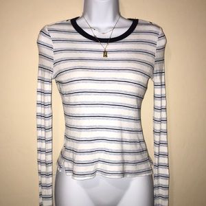 NWOT Striped Long Sleeve Top